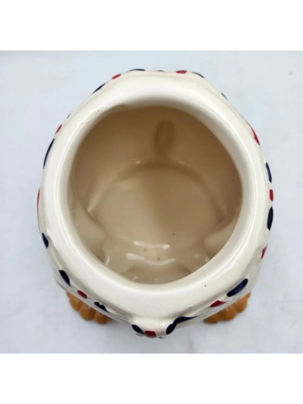 Hannington British Bulldog Ceramic Cookie Dog Biscuit Treats Jar Union Jack Neck